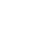 White circle with vertical and horizontal rectangular cutouts arranged in a grid pattern, centered on a light gray background.